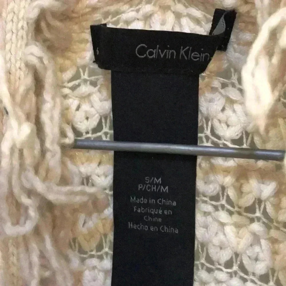 Calvin Klein beige vest size small - Picture 2 of 4